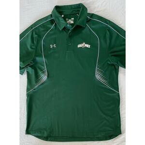 Under Armour Heat Gear Loose Polo Golf Shirt. Cal Poly Stitched, Men's L. EUC!!